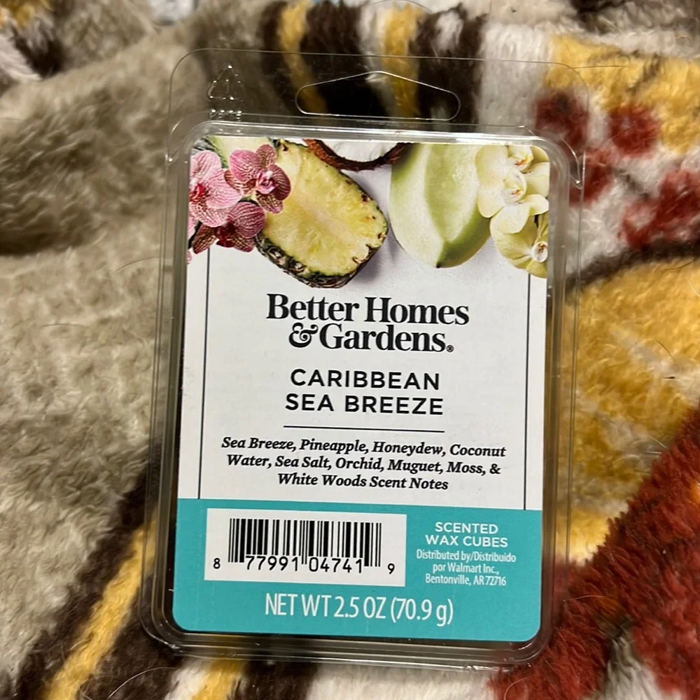 NWT Better Homes & Gardens Caribbean Sea Breeze Wax Melts